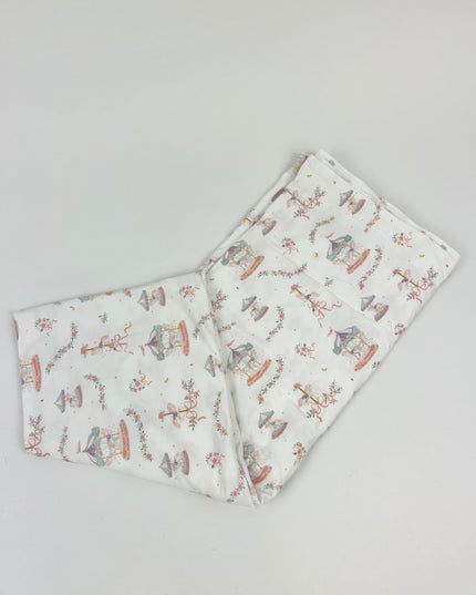 Angel Dear Carousel Bows Swaddle Blanket Blankets & Throws in at Wrapsody