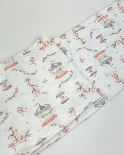 Angel Dear Carousel Bows Swaddle Blanket Blankets & Throws in at Wrapsody