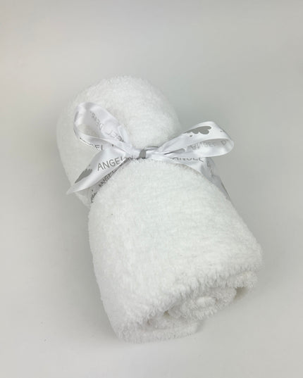 Angel Dear Chenille White Baby Blanket Blankets & Throws in at Wrapsody