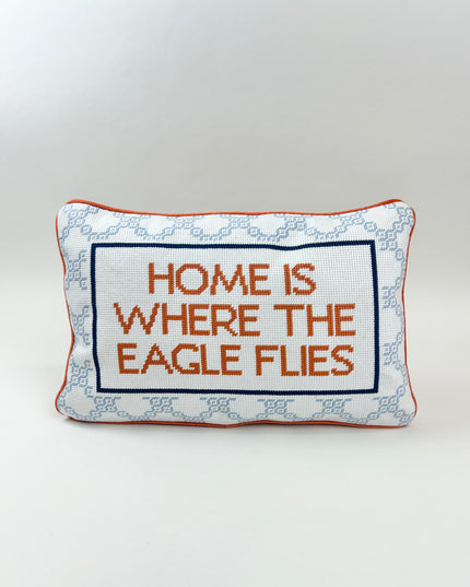 Eagle Needlepoint Pillow Pillows in at Wrapsody