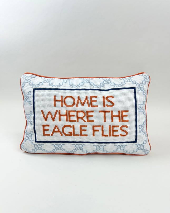 Eagle Needlepoint Pillow Pillows in at Wrapsody