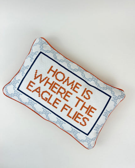Eagle Needlepoint Pillow Pillows in at Wrapsody