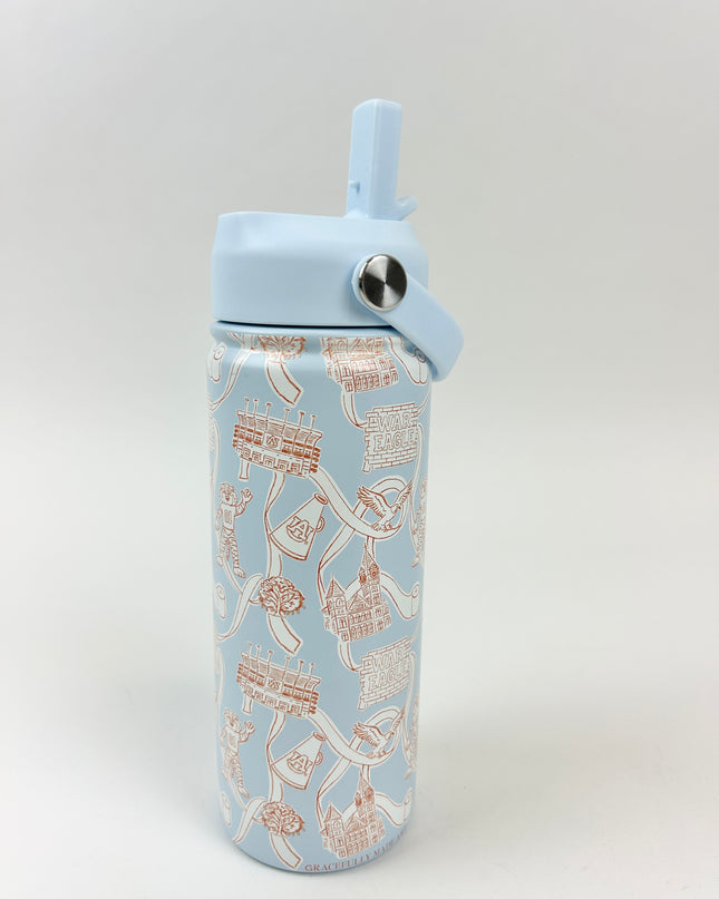 Auburn Insulated 18oz Water Bottle Drinkware in at Wrapsody