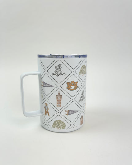 AU Watercolor Icons Mug Drinkware in at Wrapsody
