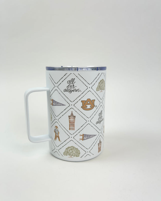 AU Watercolor Icons Mug Drinkware in at Wrapsody