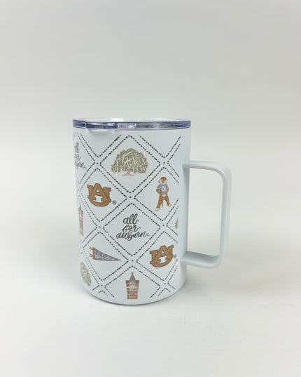 AU Watercolor Icons Mug Drinkware in at Wrapsody