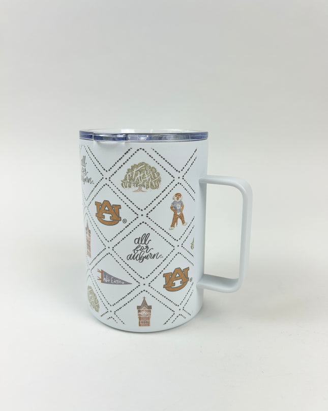 AU Watercolor Icons Mug Drinkware in at Wrapsody