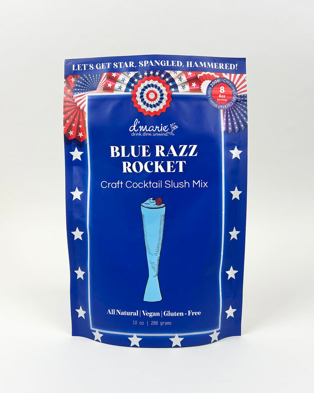 Blue Razz Rocket Cocktail Slush Mix Food in at Wrapsody