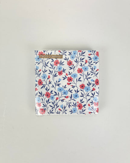 Bloom Red/White/Blue Cocktail Napkins Napkins in at Wrapsody