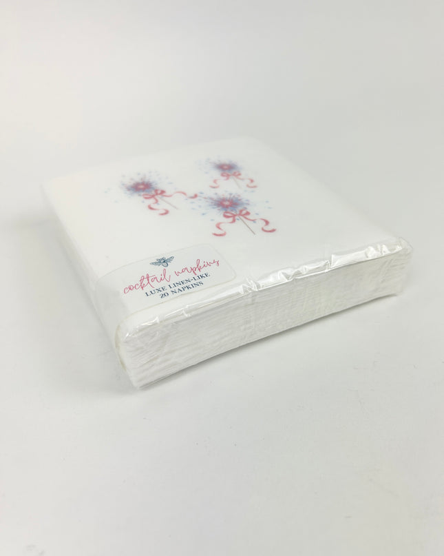 All American Sparklers Cocktail Napkins Napkins in at Wrapsody