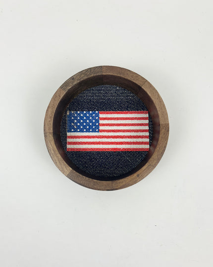 Needlepoint Flag Coaster
