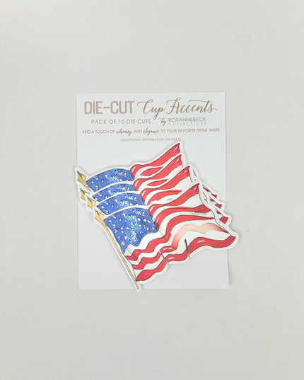 American Flag Cup Accents