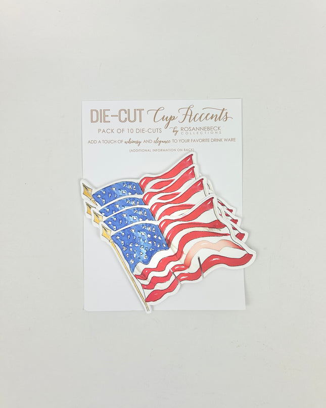 American Flag Cup Accents Kitchen in at Wrapsody