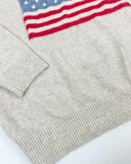 American Flag Oatmeal Sweater