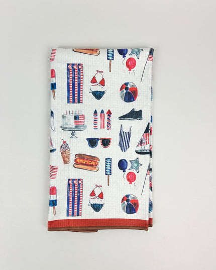 Summer Fun Tea Towel Kitchen Towels in at Wrapsody
