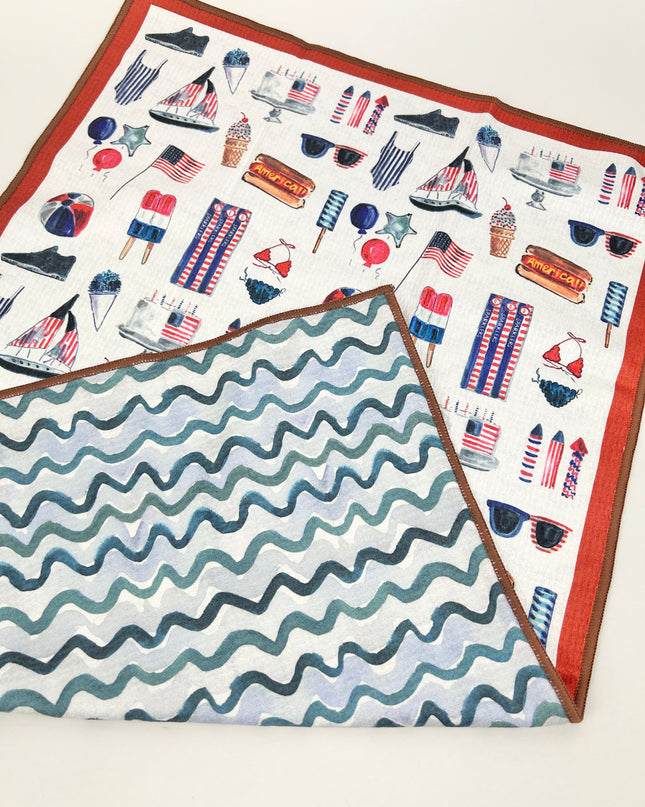 Summer Fun Tea Towel Kitchen Towels in at Wrapsody