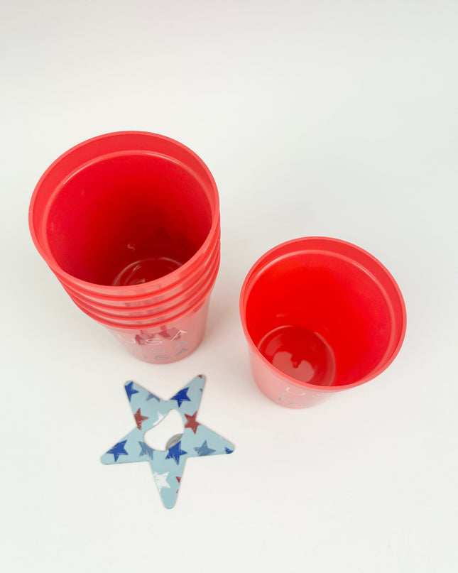 Americana Red PartyCups Drinkware in at Wrapsody