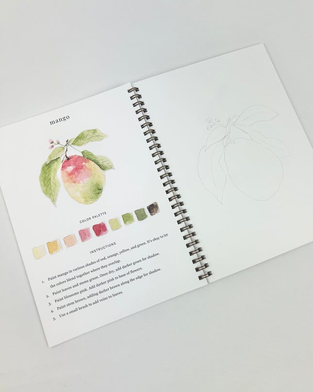 Fruit Watercolor Book