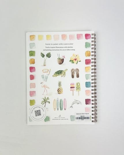 Tropical Watercolor Book
