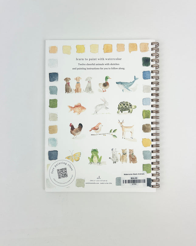 Animals Watercolor Book
