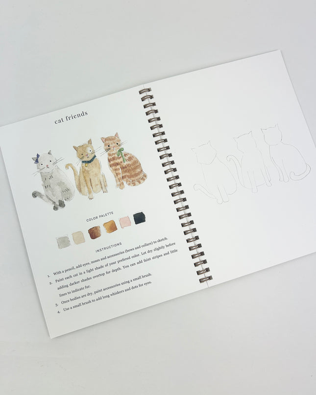 Animals Watercolor Book