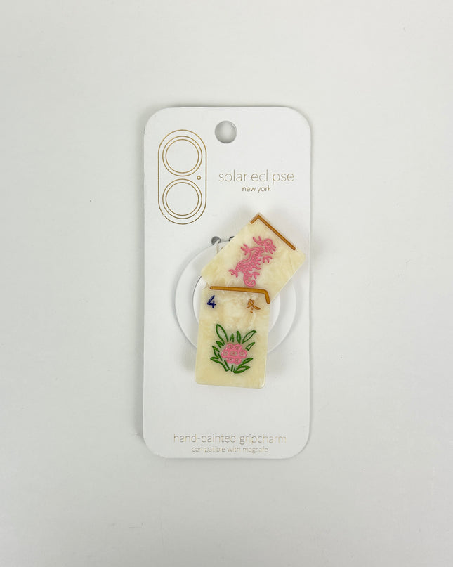 Solar Eclipse Flower Mahjong GripCharm