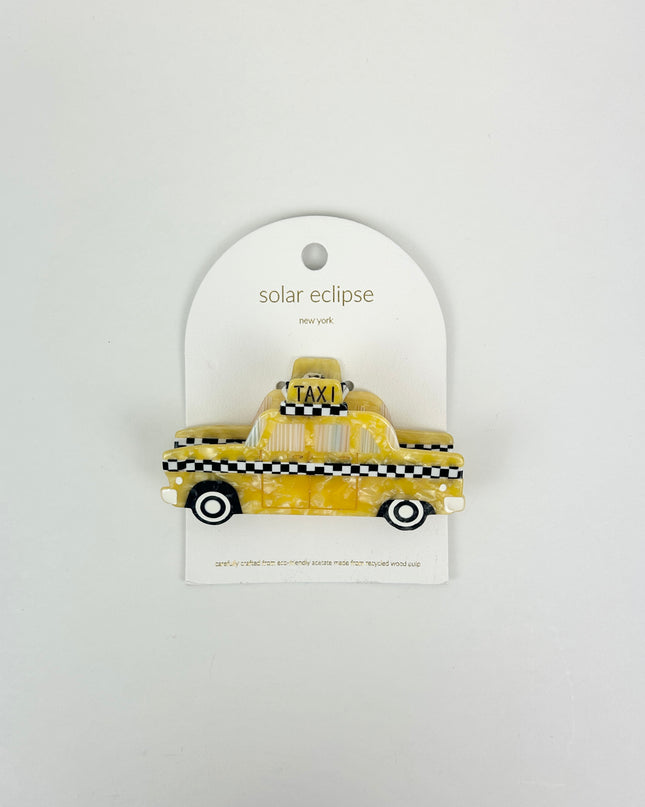 Solar Eclipse Yellow Taxi Cab Hair Clip Hair Accessories in at Wrapsody