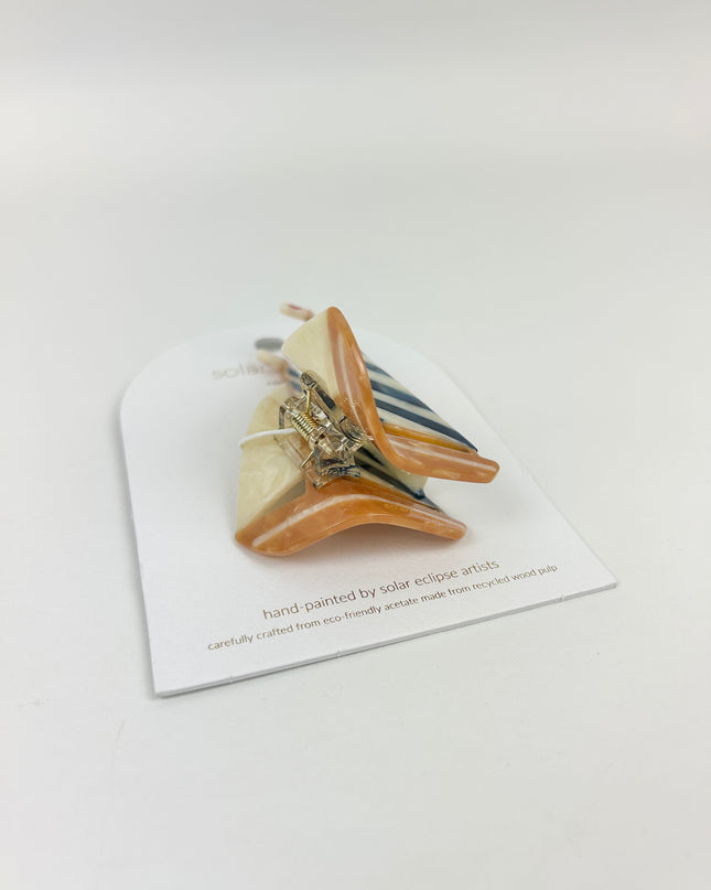 Solar Eclipse Sailboat Hair Clip Hair Accessories in at Wrapsody
