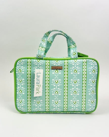 Laura Park Rosemary Stripe Blue Travel Case