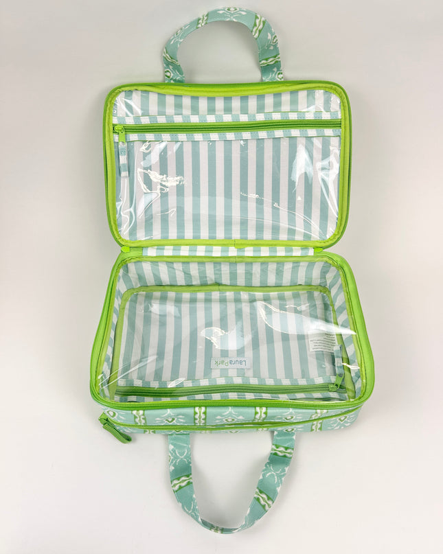 Laura Park Rosemary Stripe Blue Travel Case
