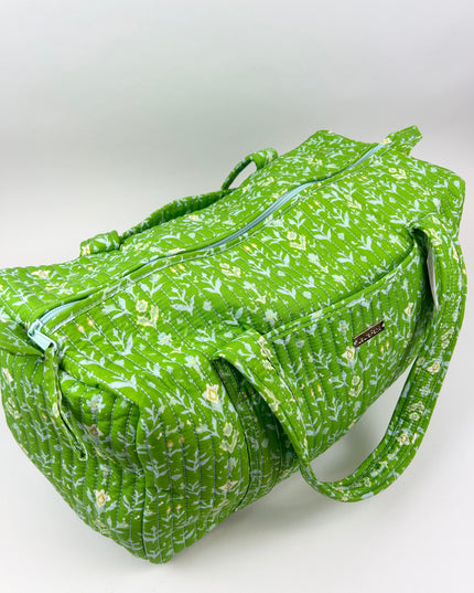 Laura Park Petal Garden Green Signature Duffle Bag