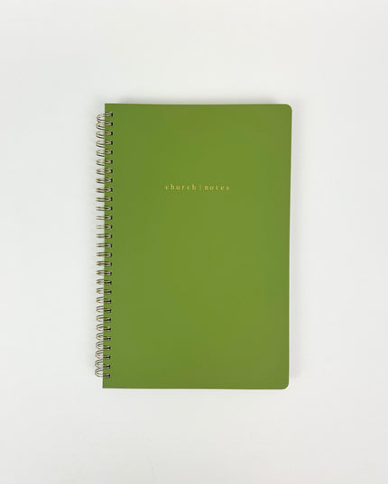 Notebook Church Notes Olive