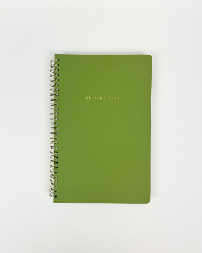 Notebook Church Notes Olive Paper in at Wrapsody