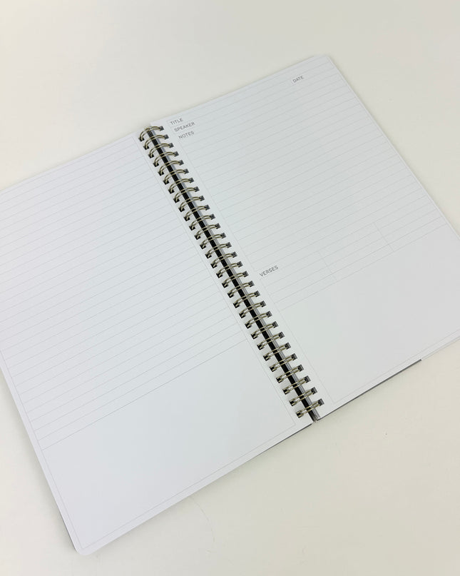 Notebook Church Notes Navy Paper in at Wrapsody