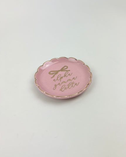 Sorority Round Trinket Dish