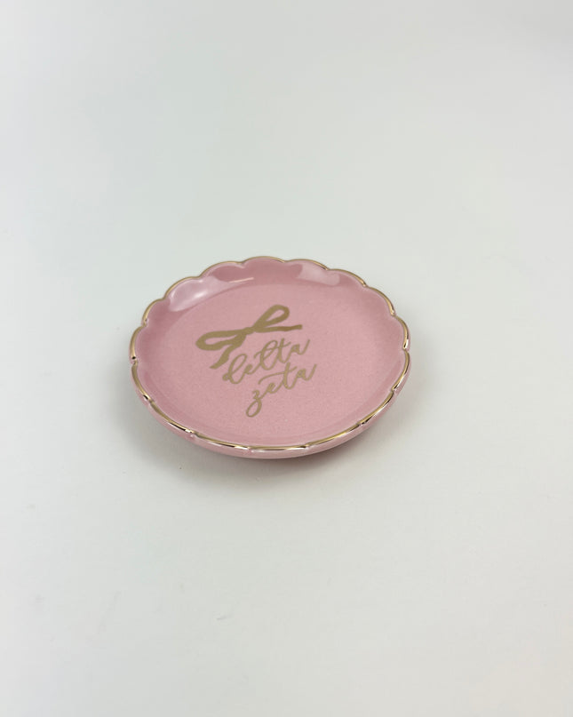 Sorority Round Trinket Dish Greek in at Wrapsody