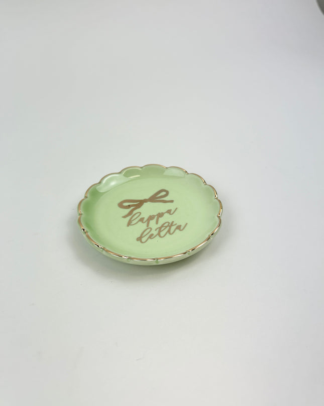 Sorority Round Trinket Dish Greek in at Wrapsody