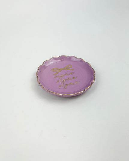 Sorority Round Trinket Dish