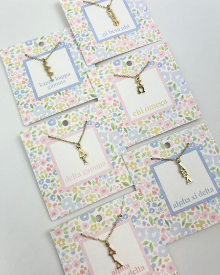 Sorority Lavaliere Necklace