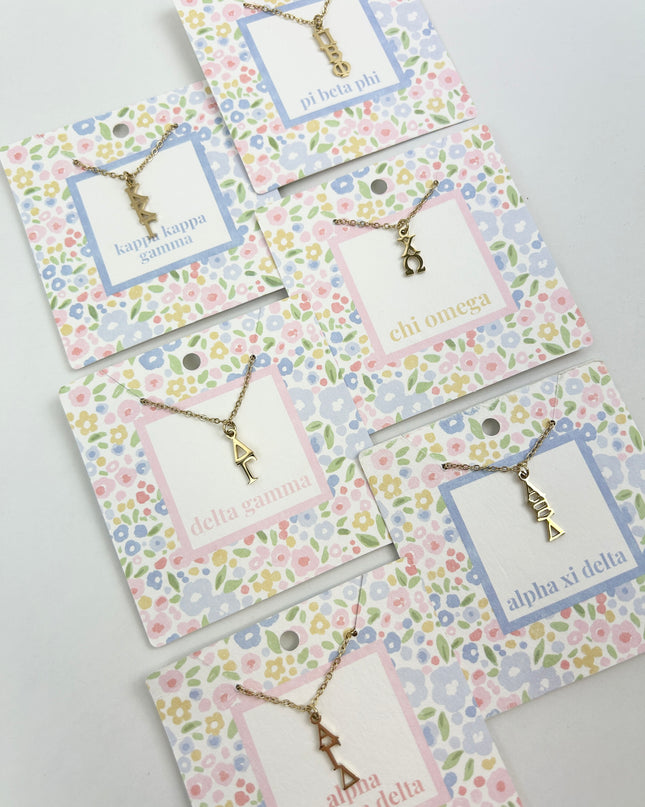 Sorority Lavaliere Necklace