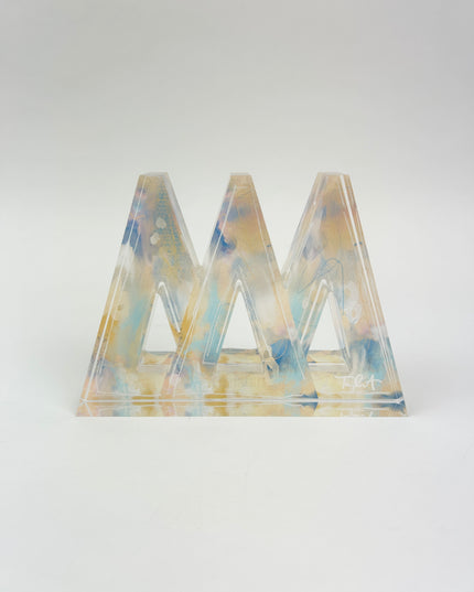 Sorority Acrylic Letter Block Greek in Delta Delta Delta at Wrapsody
