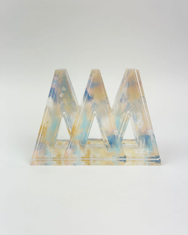 Sorority Acrylic Letter Block Greek in Delta Delta Delta at Wrapsody