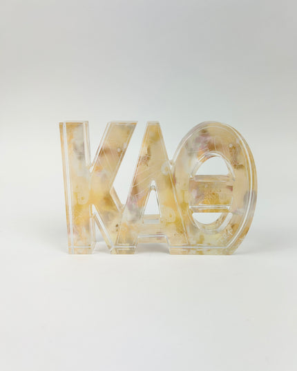 Sorority Acrylic Letter Block Greek in Kappa Alpha Theta at Wrapsody