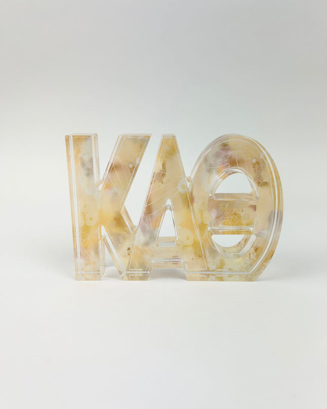 Sorority Acrylic Letter Block Greek in Kappa Alpha Theta at Wrapsody