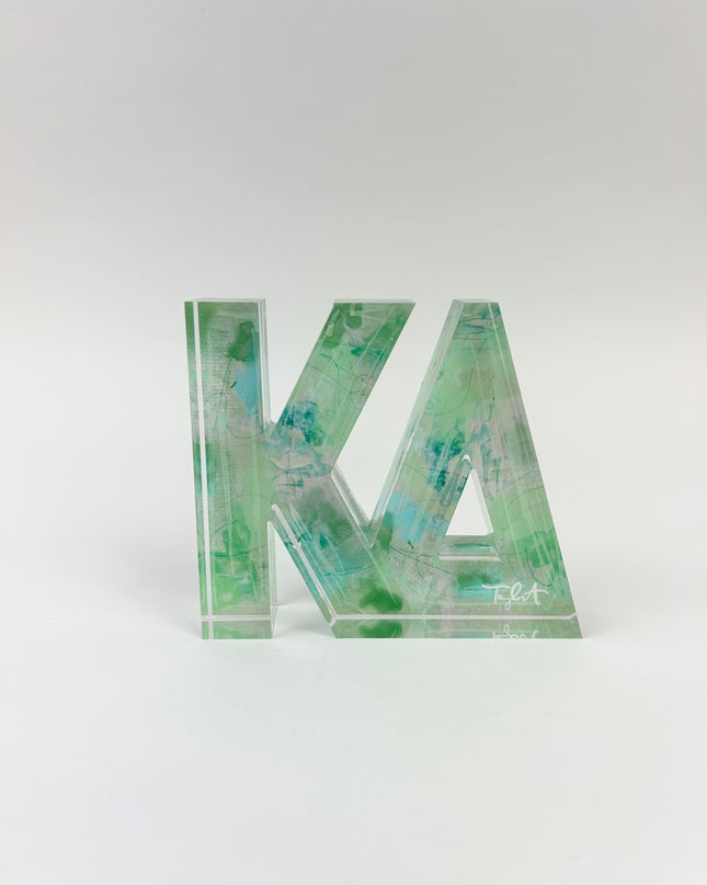 Sorority Acrylic Letter Block Greek in Kappa Delta at Wrapsody