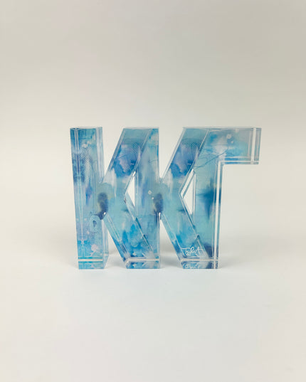 Sorority Acrylic Letter Block Greek in Kappa Kappa Gamma at Wrapsody