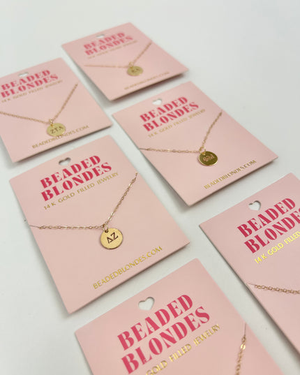 Beaded Blondes Sorority Charm Necklace