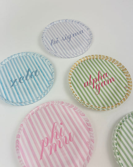 Sorority Stripe Coaster