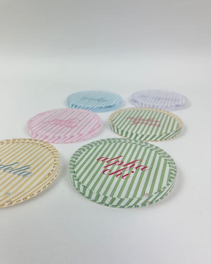 Sorority Stripe Coaster