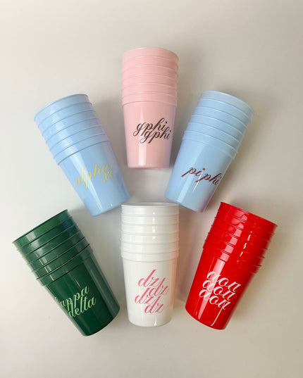 Sorority Cup Set of 6